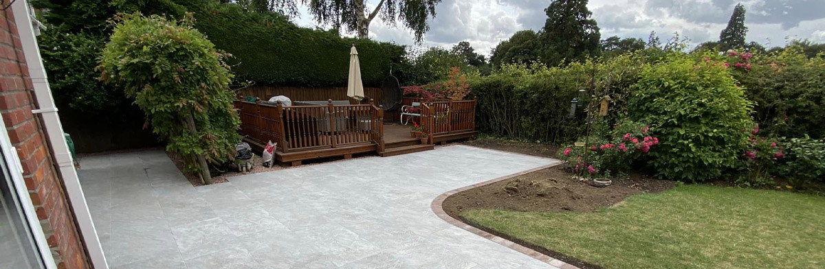 We specialise in porcelain patios